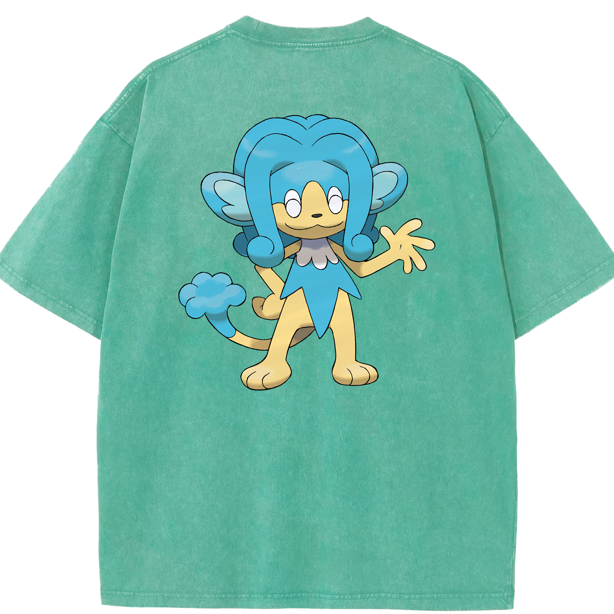 （画像用） ポケットモンスター Pokémon 綿100% ヴィンテージ風 半袖Tシャツ（背面プリント）